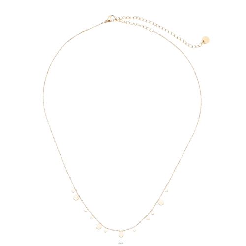 Halskette Mini Plättchen Gold