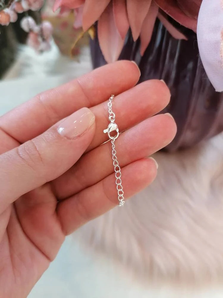 Armband mit Anhängern Luck , Silber