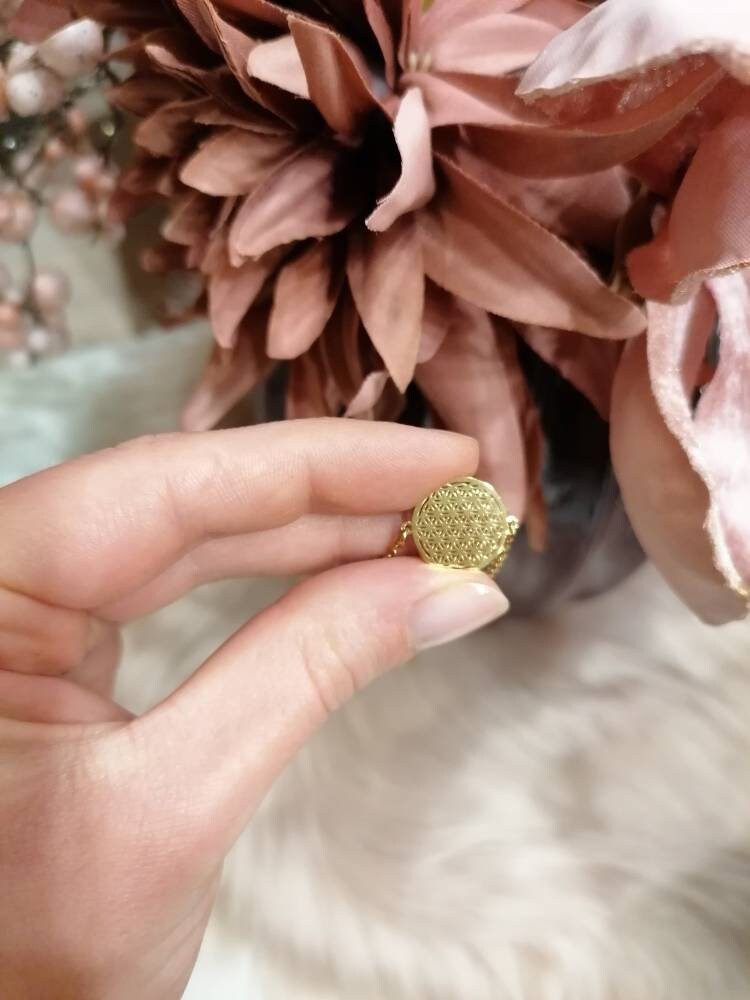 Armkette Blume des Lebens gold