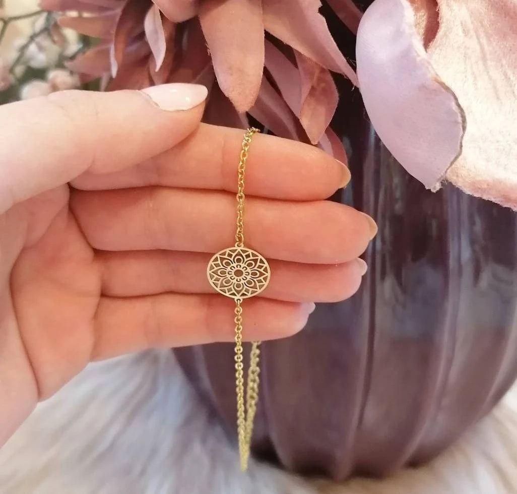 Mandala Armband Gold