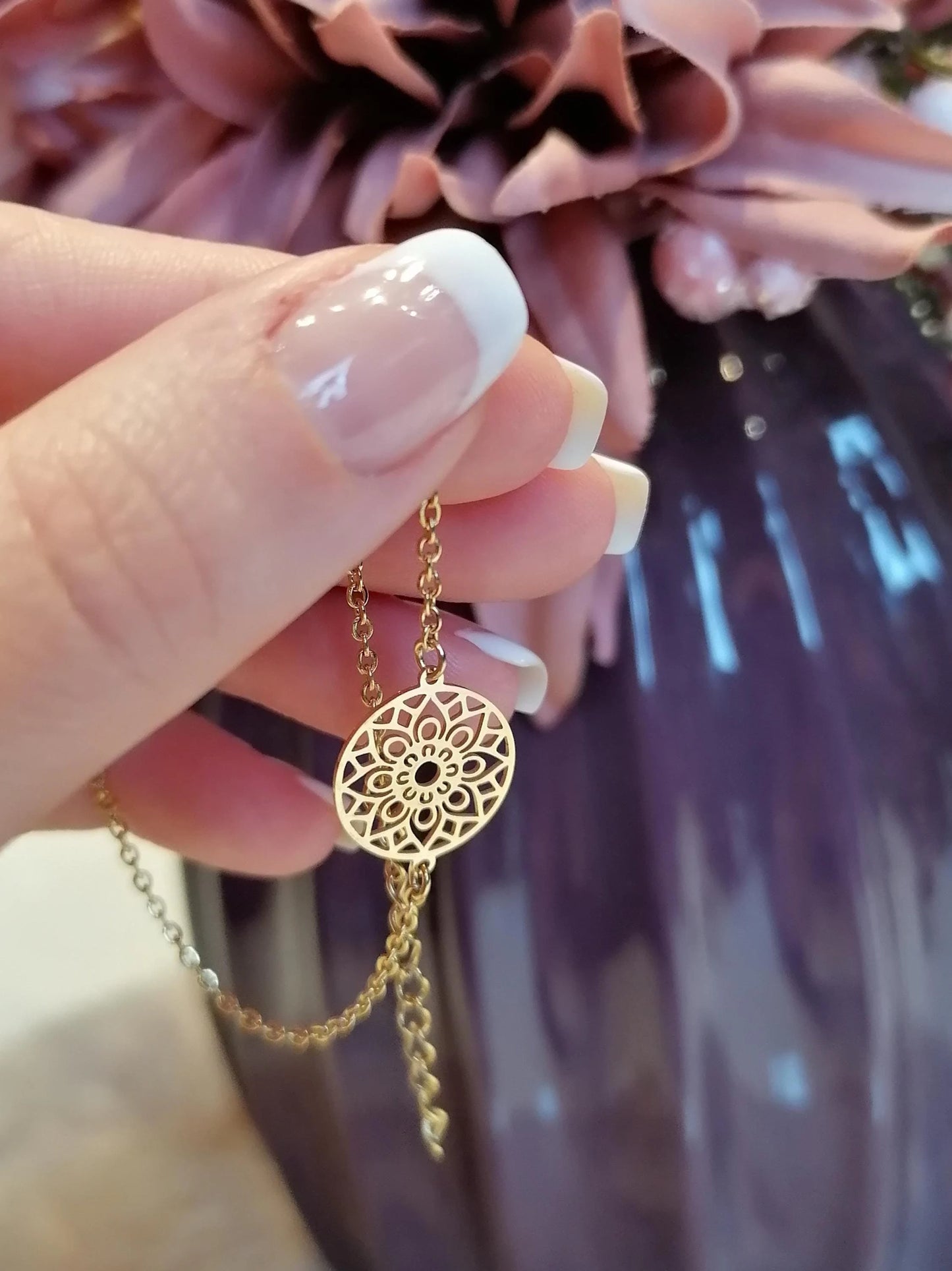 Mandala Armband Gold