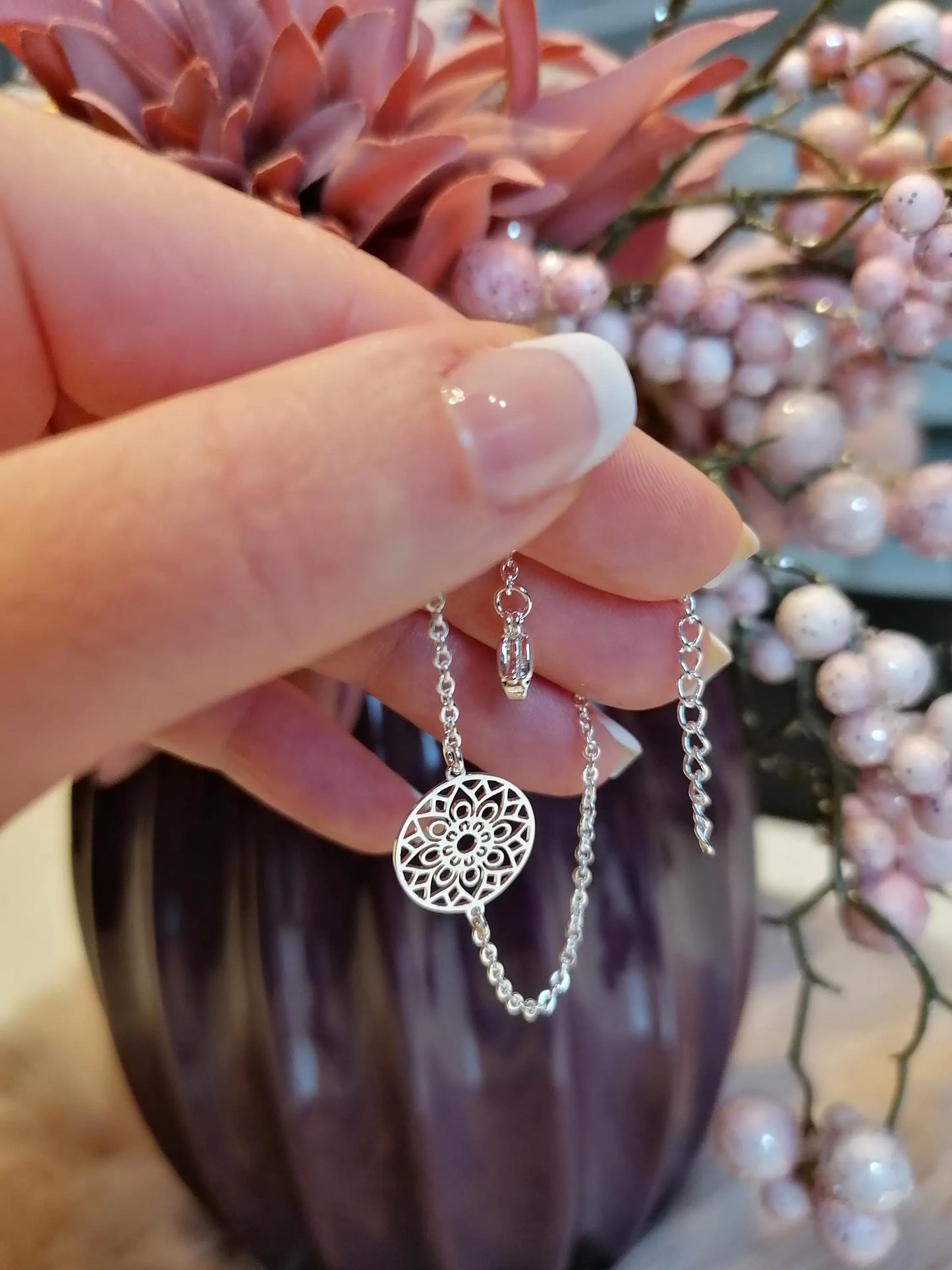 Mandala Armband Silber