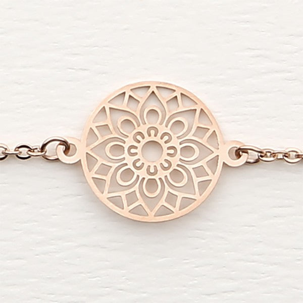 Mandala Armband Roségold