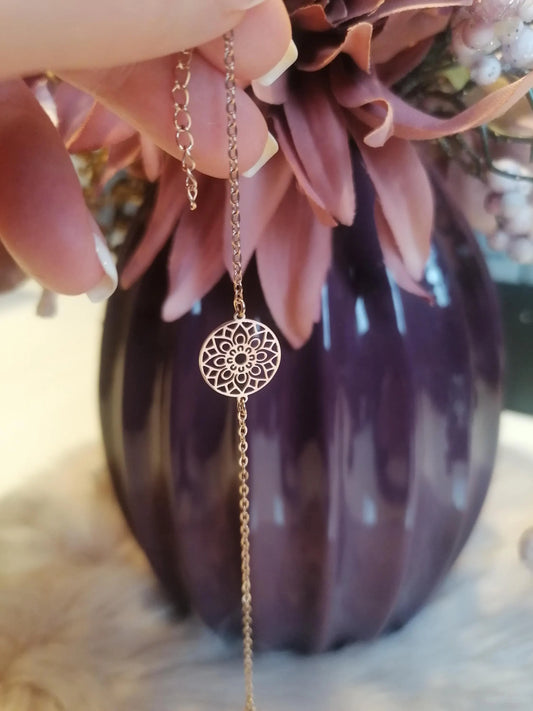 Mandala Armband Roségold