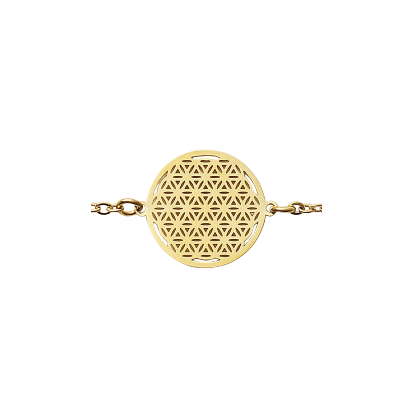 Armkette Blume des Lebens gold
