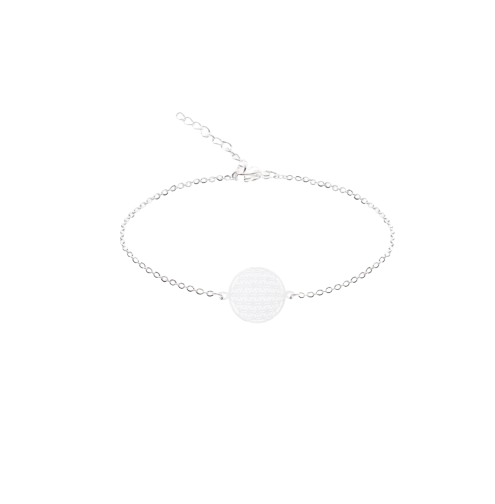 Armkette Blume des Lebens Silber