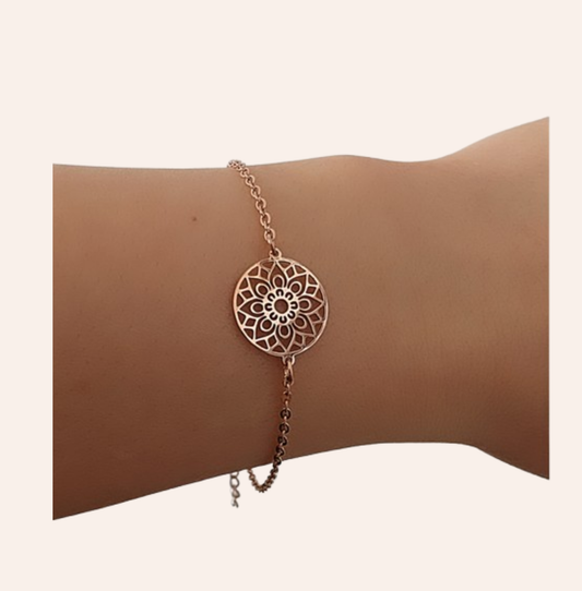 Mandala Armband Roségold