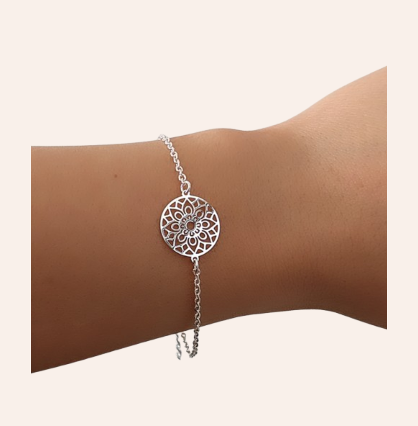 Mandala Armband Silber