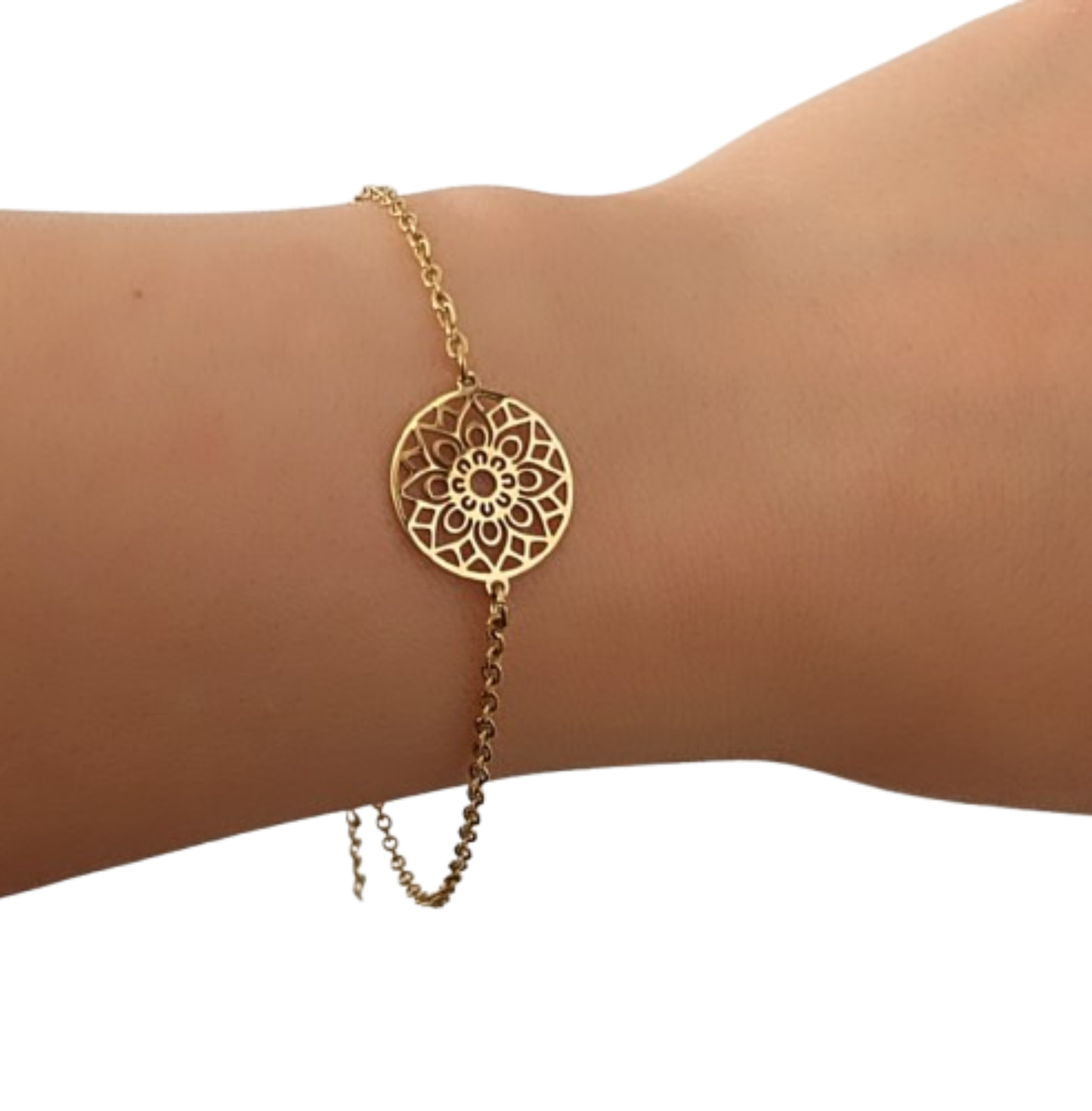 Mandala Armband Gold