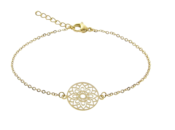 Mandala Armband Gold