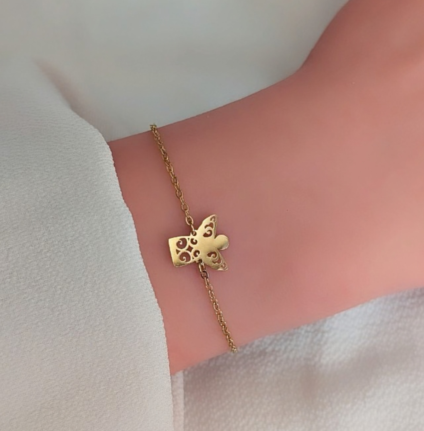 Armkette Engel Gold Edelstahl