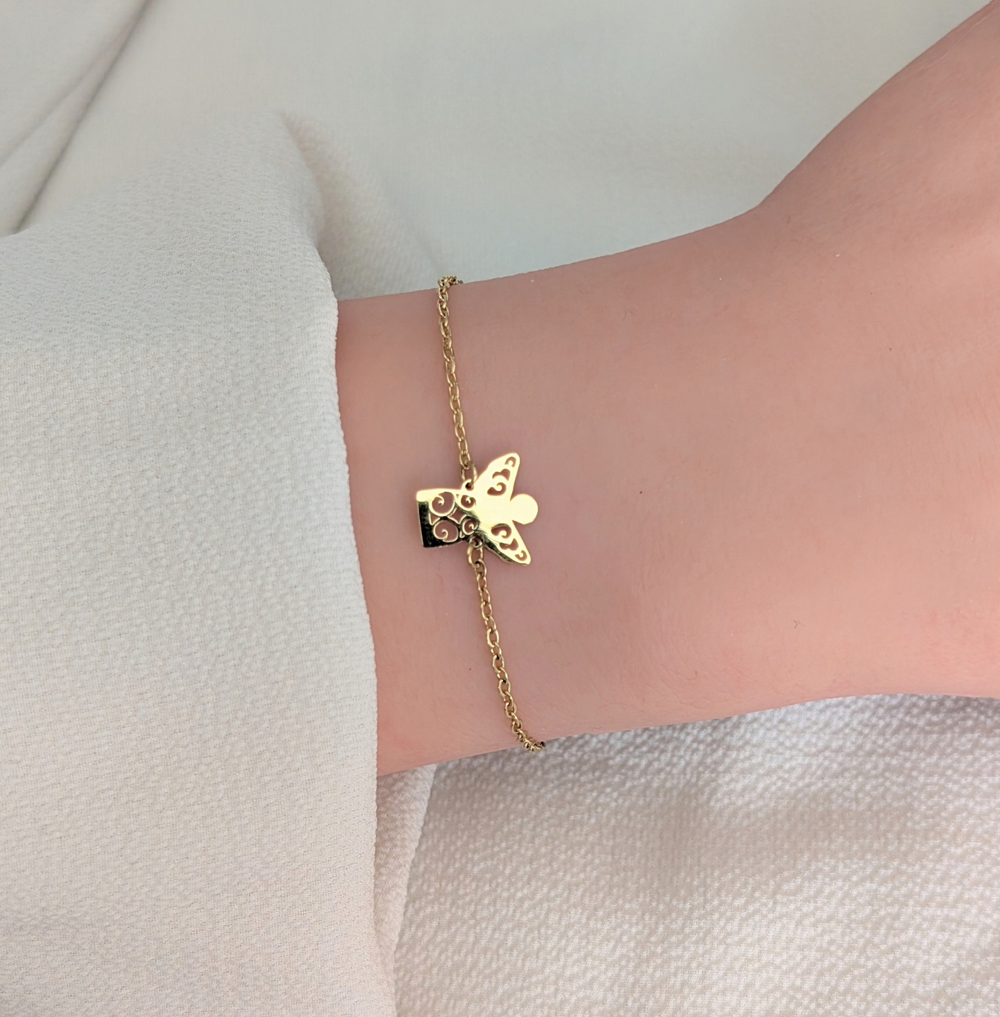Armkette Engel Gold Edelstahl