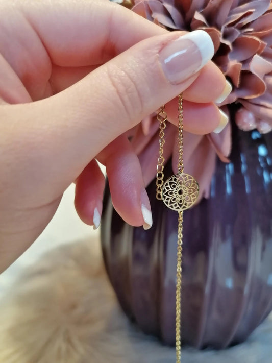 Mandala Armband Gold