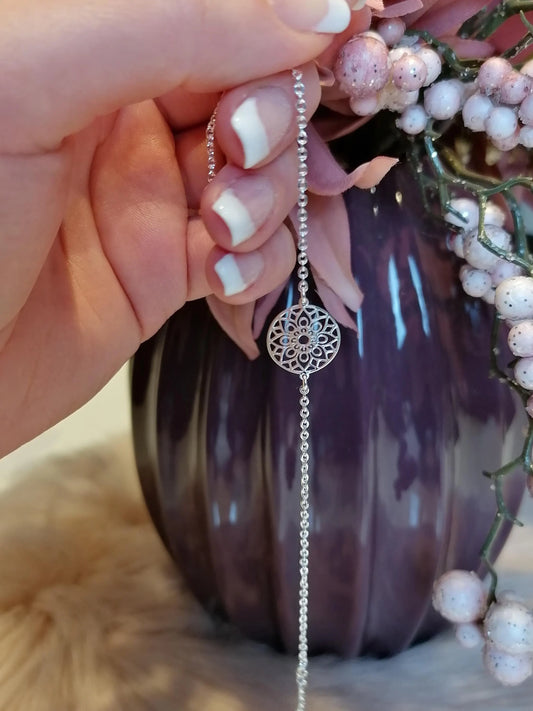 Mandala Armband Silber