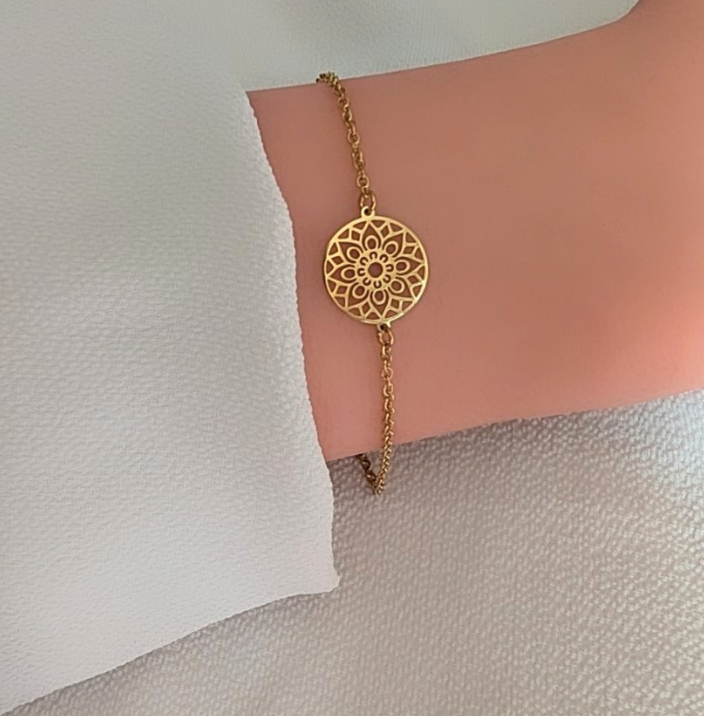 Mandala Armband Gold